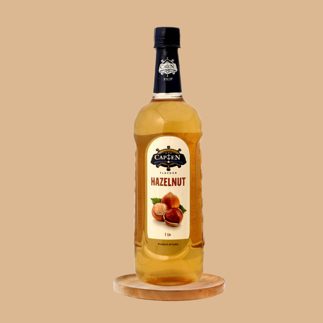 CAPTEN Hazelnut Syrup 1L | Sweet & Nutty Caramelized Hazelnut Flavor for Coffees, Cocktails, Desserts & More | 35+ Flavours - Image 3